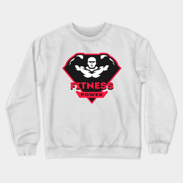 Fitness power. Crewneck Sweatshirt by Cridmax